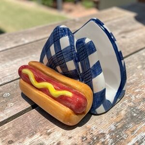 Vintage Lotus 1998 summer bbq hot dog napkin holder